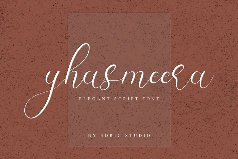 Yhasmeera Calligraphy Font