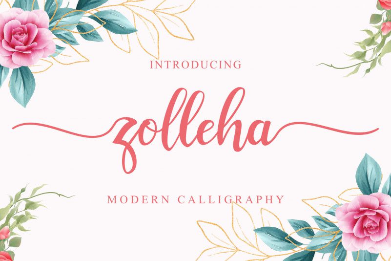 Zolleha Modern Calligraphy Font