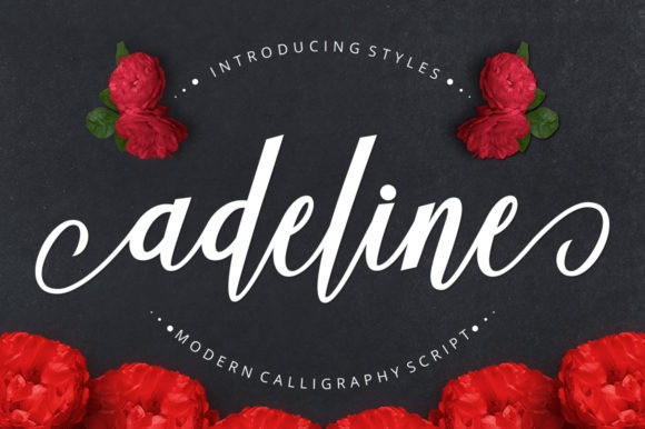 Adeline Calligraphy Script Font