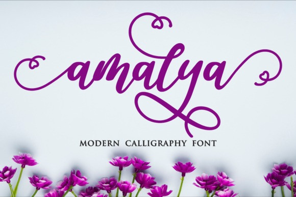 Amalya Modern Calligraphy Font