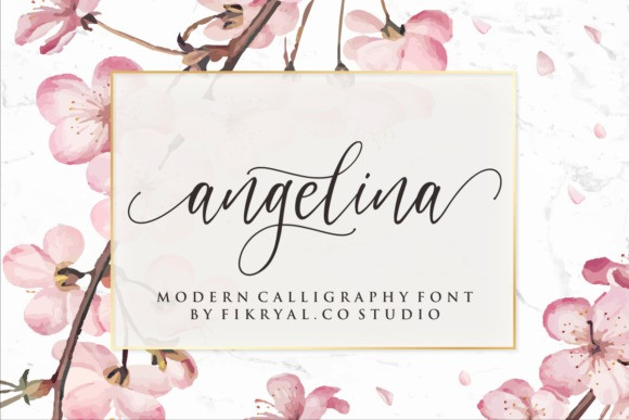 Angelina Modern Calligraphy Font