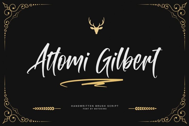 Attomi Gilbert Script Font