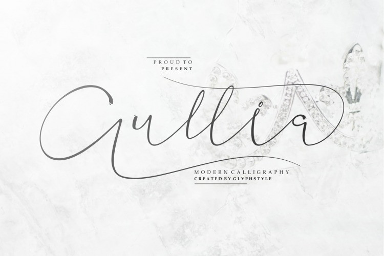 Aullia Modern Calligraphy Font