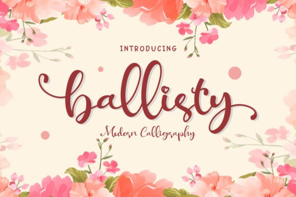 Ballisty Calligraphy Font
