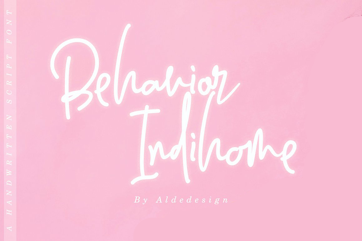 Behavior Indihome Signature Font