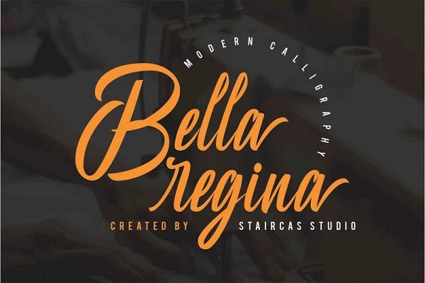 Bella Regina Calligraphy Font