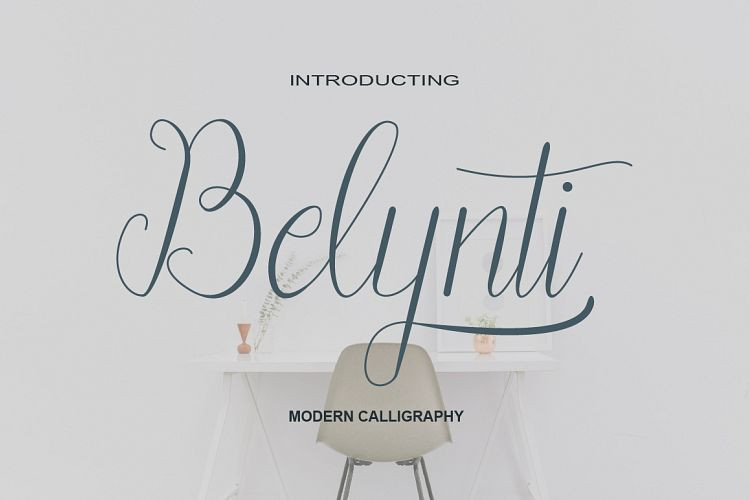 Belynti Calligraphy Font