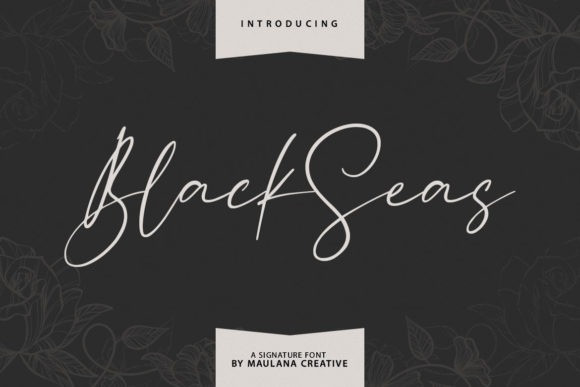 Blackseas Signature Font