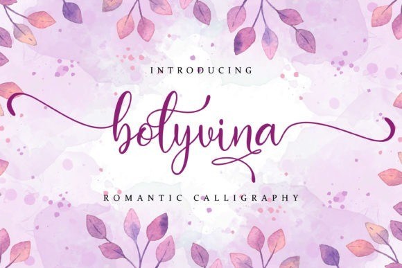 Bolyvina Calligraphy Font