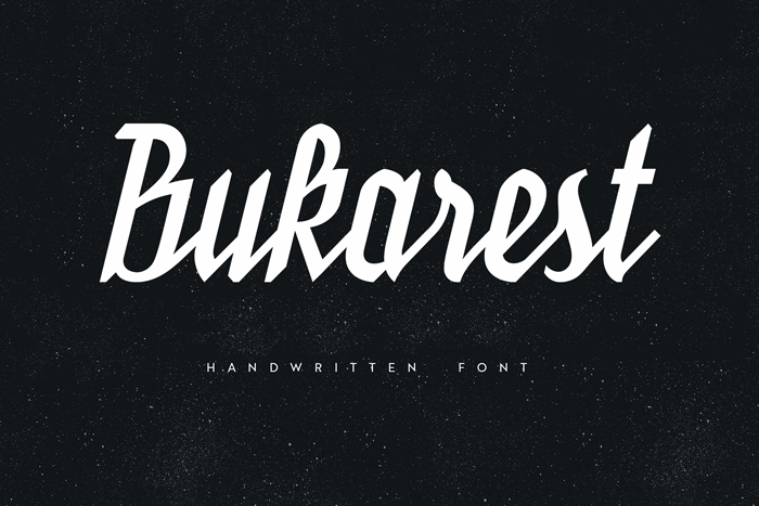 Bukarest Handwriting Font Free
