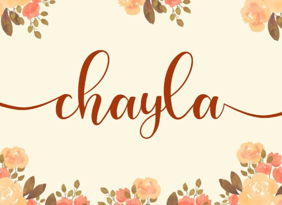 Chayla Calligraphy Font