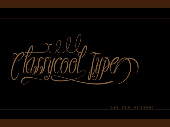 Classycool Calligraphy Font
