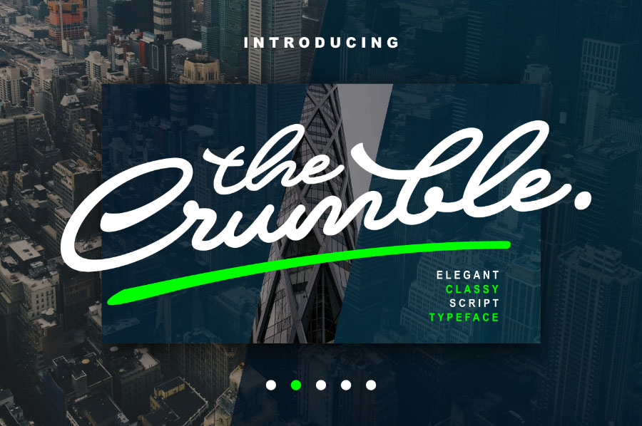 Crumble Script Font Free