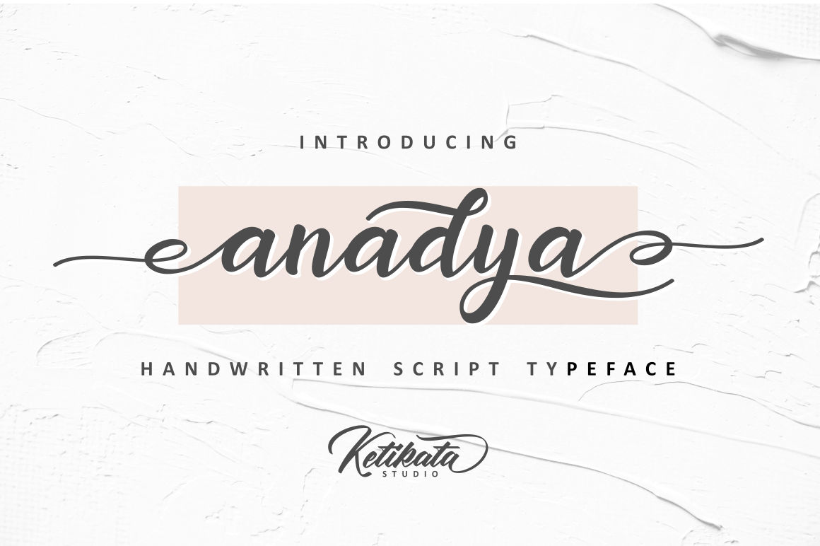 Anadya Handwritten Font