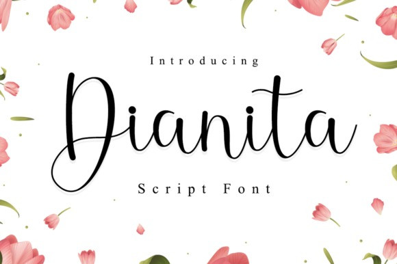 Dianita Script Font