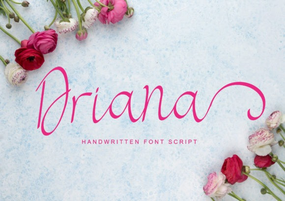 Driana Luxury Script Font
