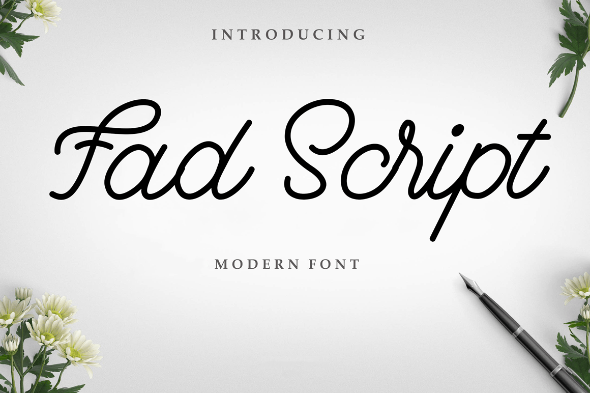 Fad Script Font Free