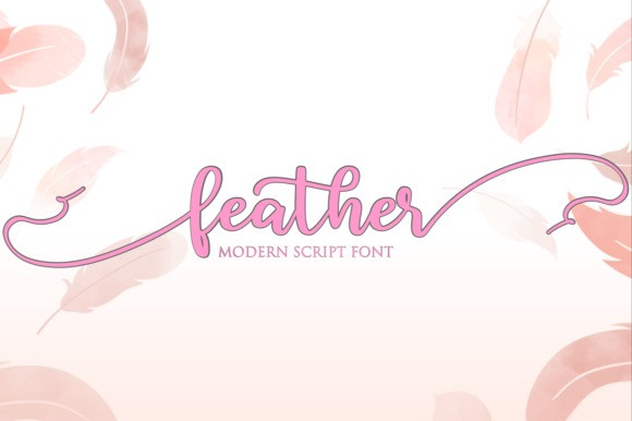 Feather Modern Script Font