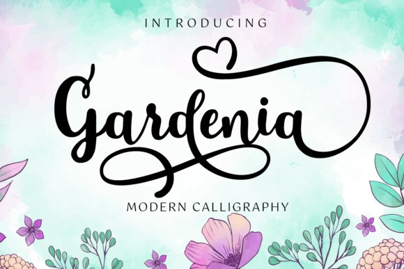 Gardenia Modern Calligraphy Font