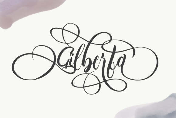 Gilberta Calligraphy Font
