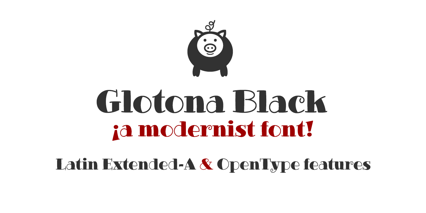 Glotona Black Font Free