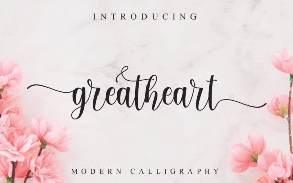 Greatheart Calligraphy Font