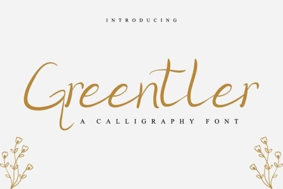 Greentler Calligraphy Font