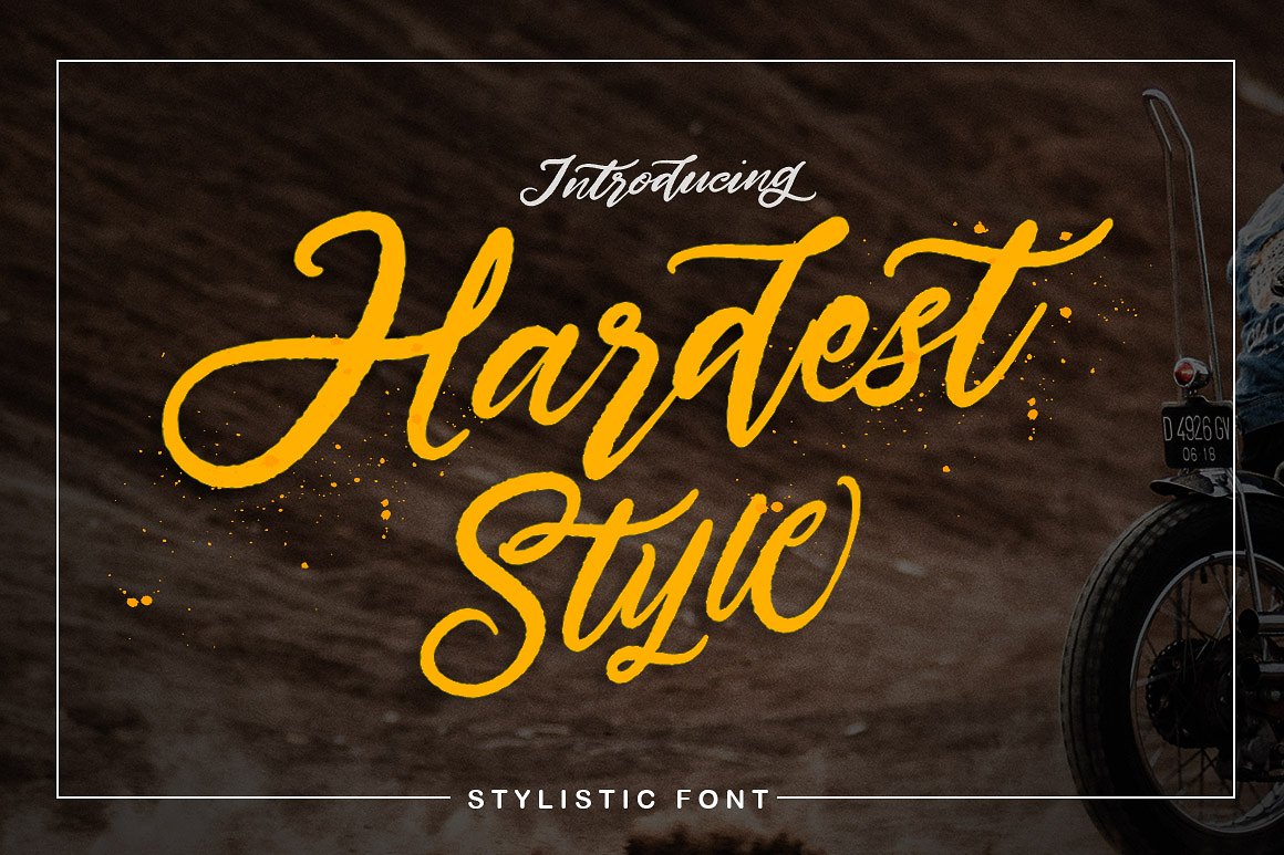 Hardest Stylistic Font Free