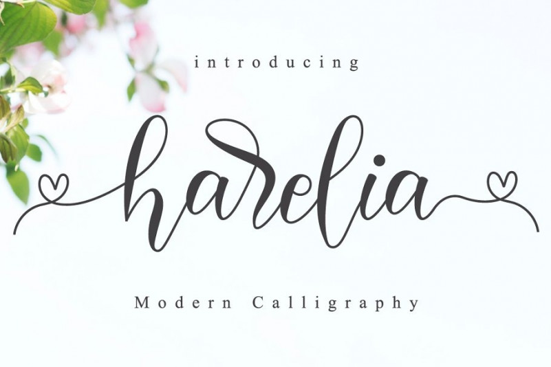 Harelia Lovely Script Font