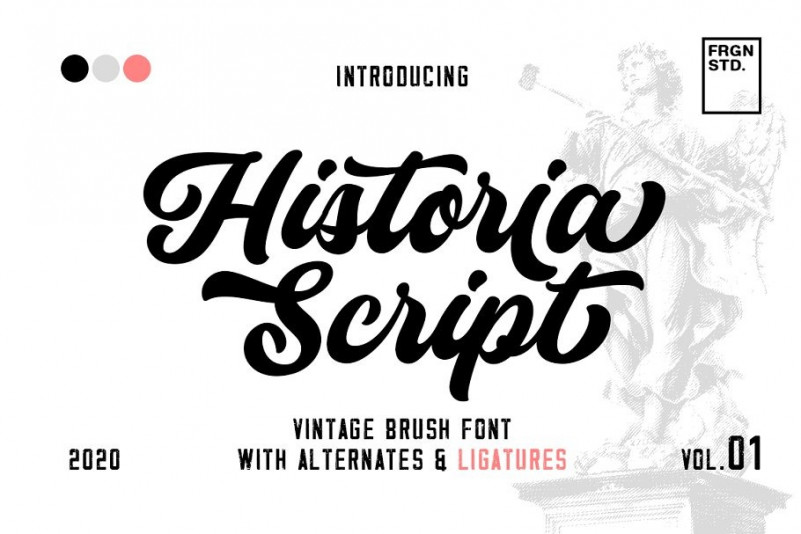 Historia Vintage Script Font