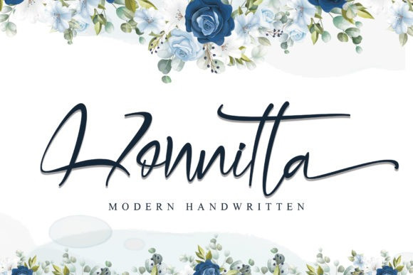 Honnitta Calligraphy Font