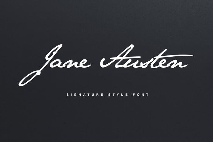 Jane Austen Signature Font Free