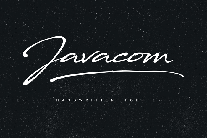 Javacom Script Font Free