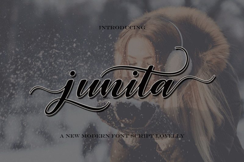 Junita Calligraphy Font