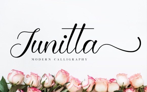 Junitta Calligraphy Font