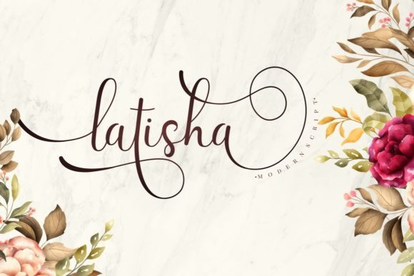 Latisha Calligraphy Font