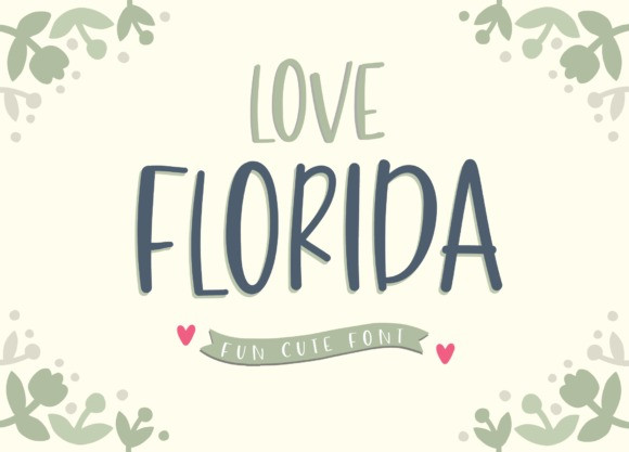 Love Florida Script Font