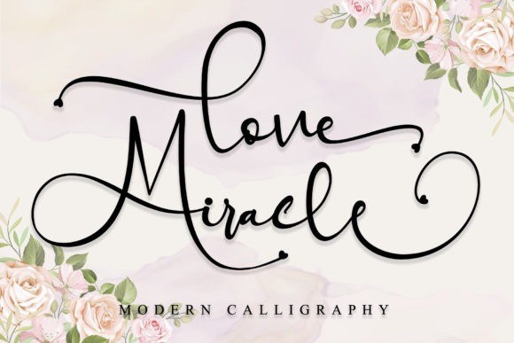 Love Miracle Calligraphy Font