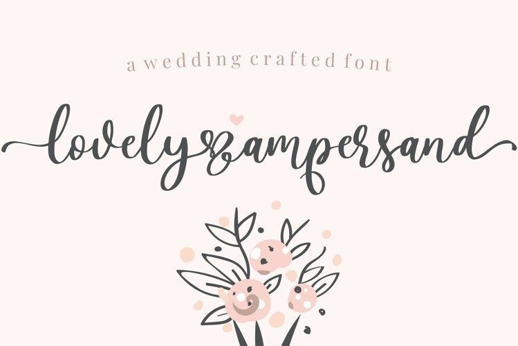 Lovely Ampersand Calligraphy Font