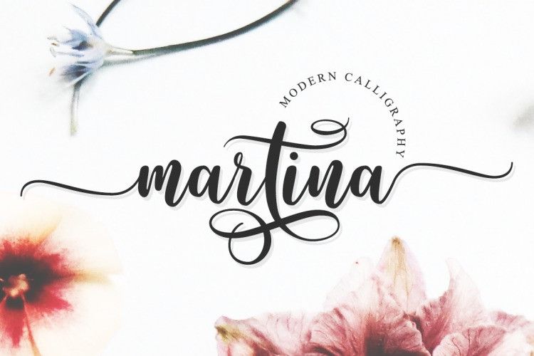 Martina Calligraphy Font