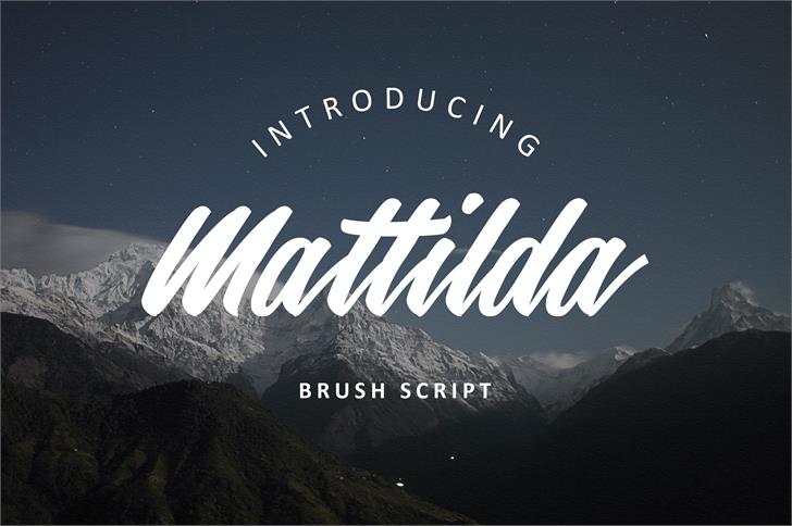 Mattilda Script Font Free