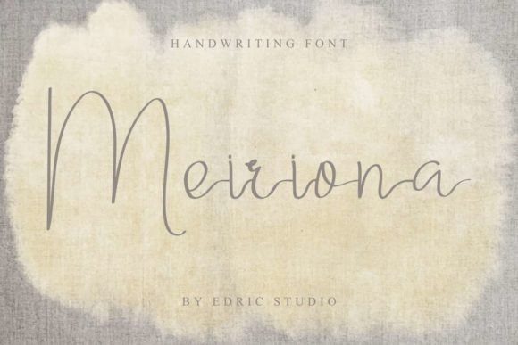 Meiriona Handwriting Font