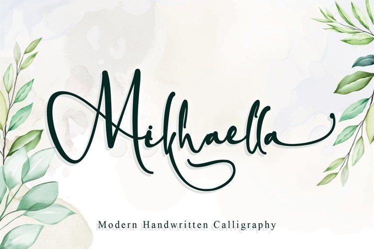 Mikhaella Modern Calligraphy Font