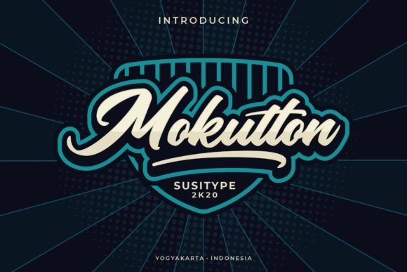 Mokutton Calligraphy Font