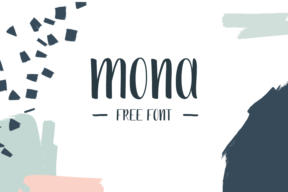 Mona Handdrawn Font Free
