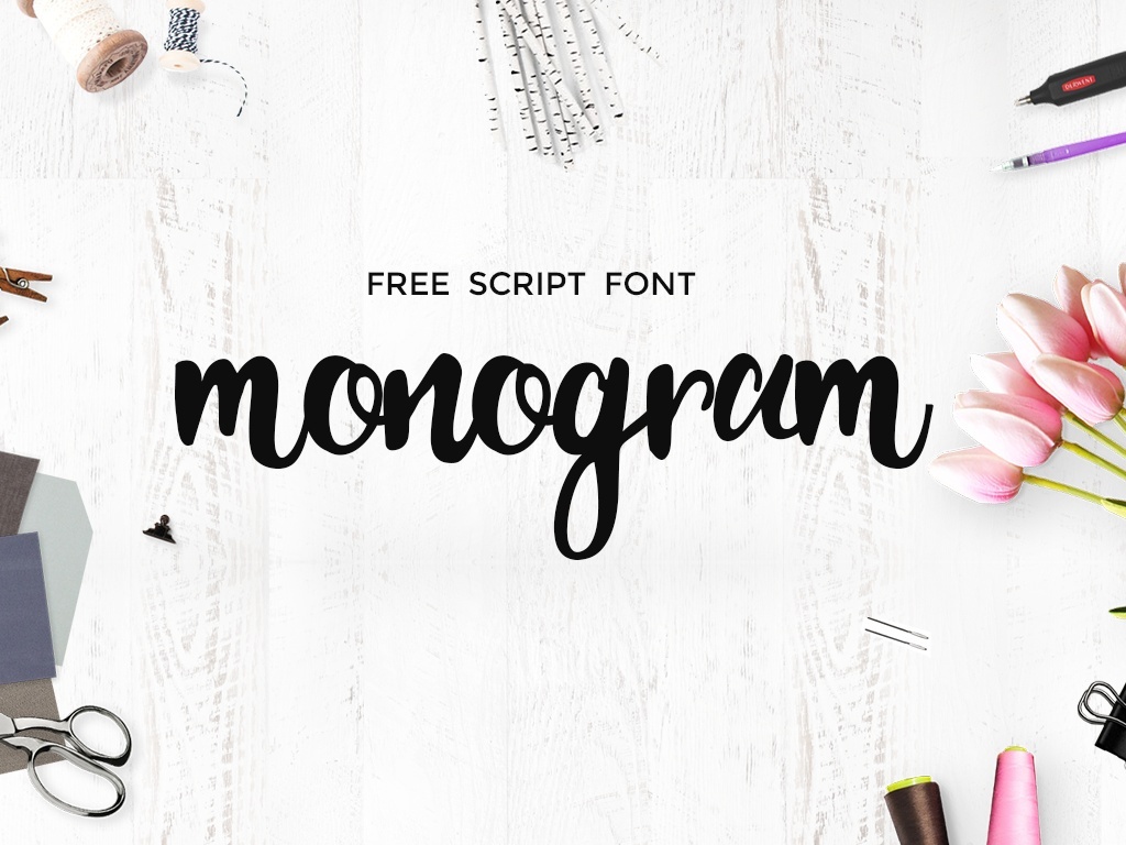 Monogram Script Font Free