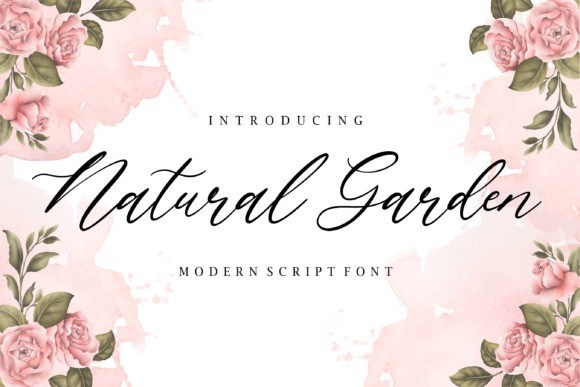 Natural Garden Script Font