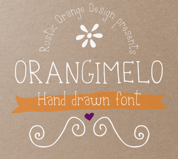 Orangimelo Hand Drawn Font Free