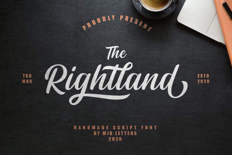 Rightland Modern Bold Script