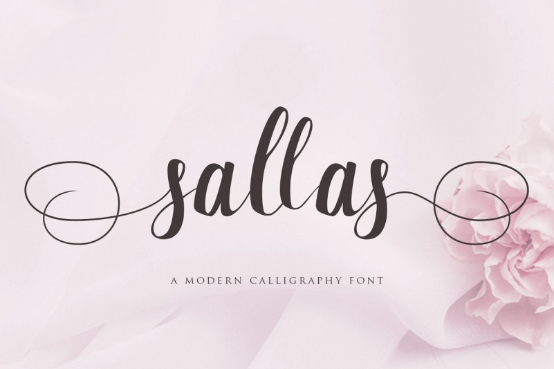 Sallas Modern Calligraphy Font
